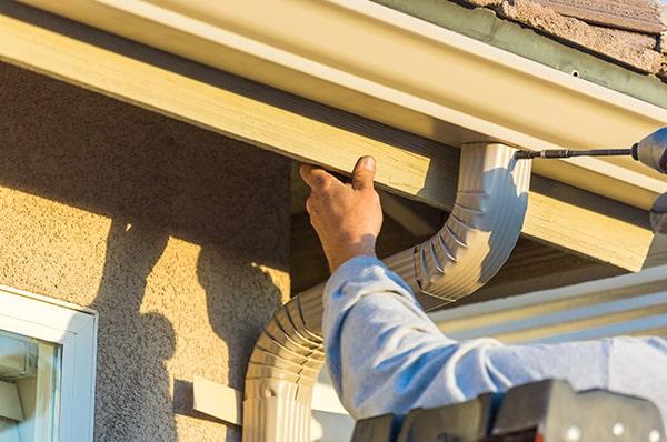 we offer aluminum, copper, and steel gutter installation options